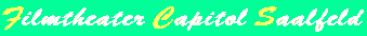 Filmtheater CAPITOL Saalfeld